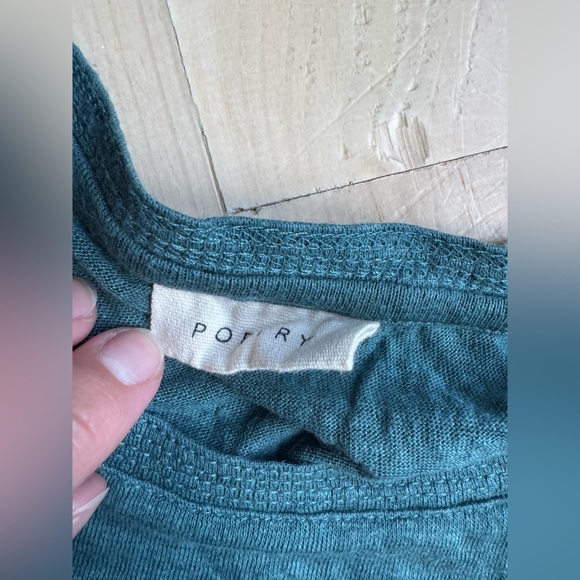 Poetry 100% Linen Jersey T-Shirt - Picture 2 of 4